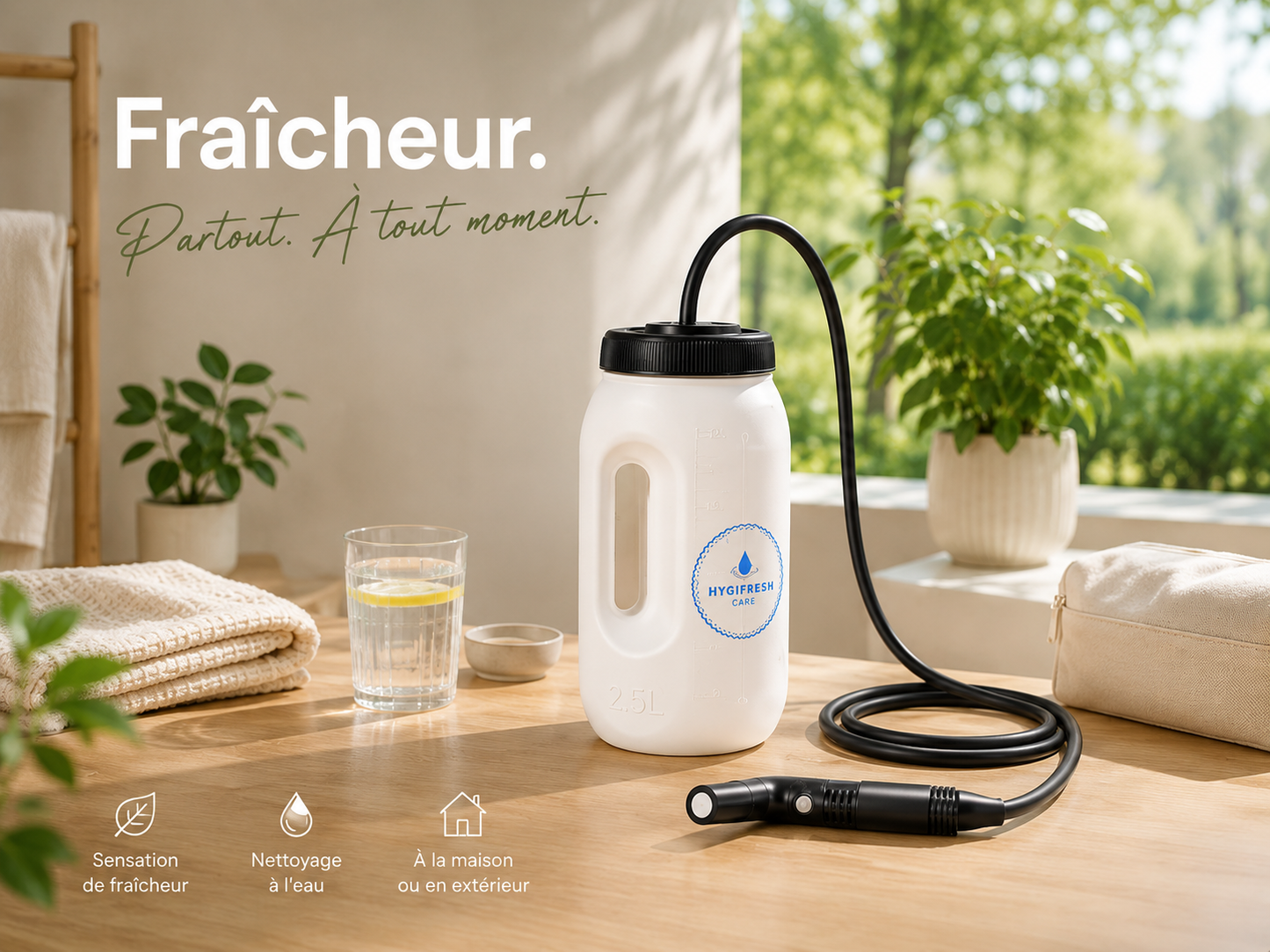 HygiFresh – Bidet Portable Intime Maison & Voyage